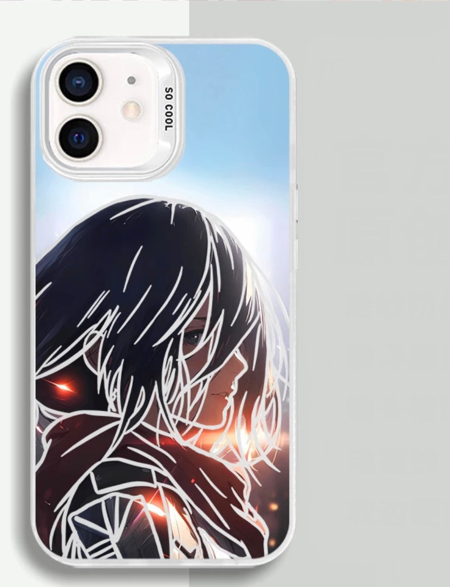 MIKASA ATTACK ON TITAN ANIME ANIME PHONE CASE MAGSAFE OPTION - TSUKIYA