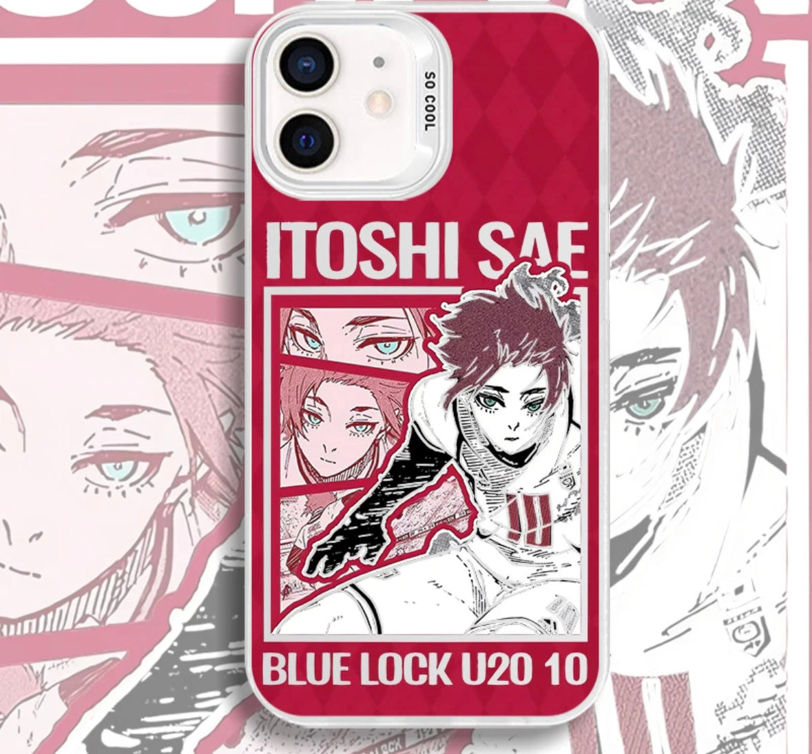 BLUE LOCK SAE ITOSHI ANIME PHONE CASE