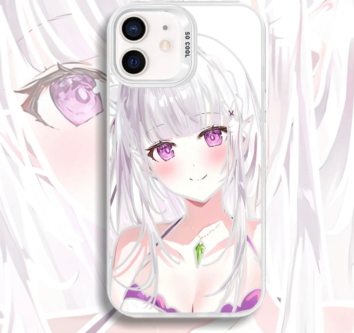 RE:ZERO EMILIA ANIME PHONE CASE