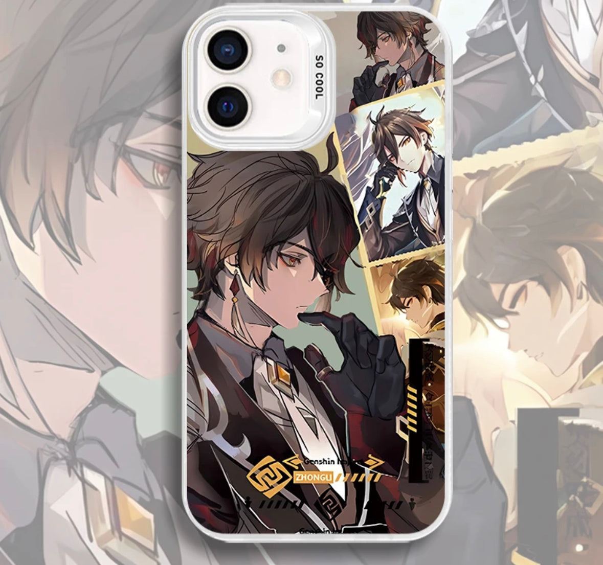 ZHONG LI ANIME PHONE CASE GENSHIN IMPACT