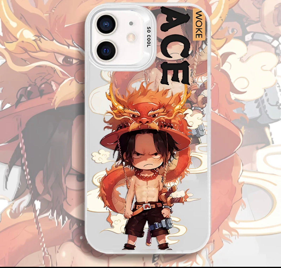 MINI ACE ONE PIECE ANIME ANIME PHONE CASE - TSUKIYA