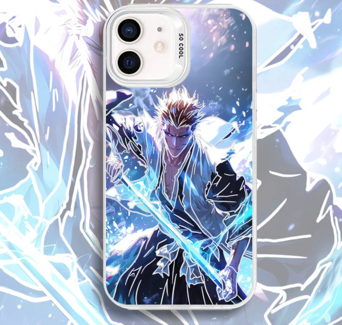 AIZEN BLEACH ANIME PHONE CASE