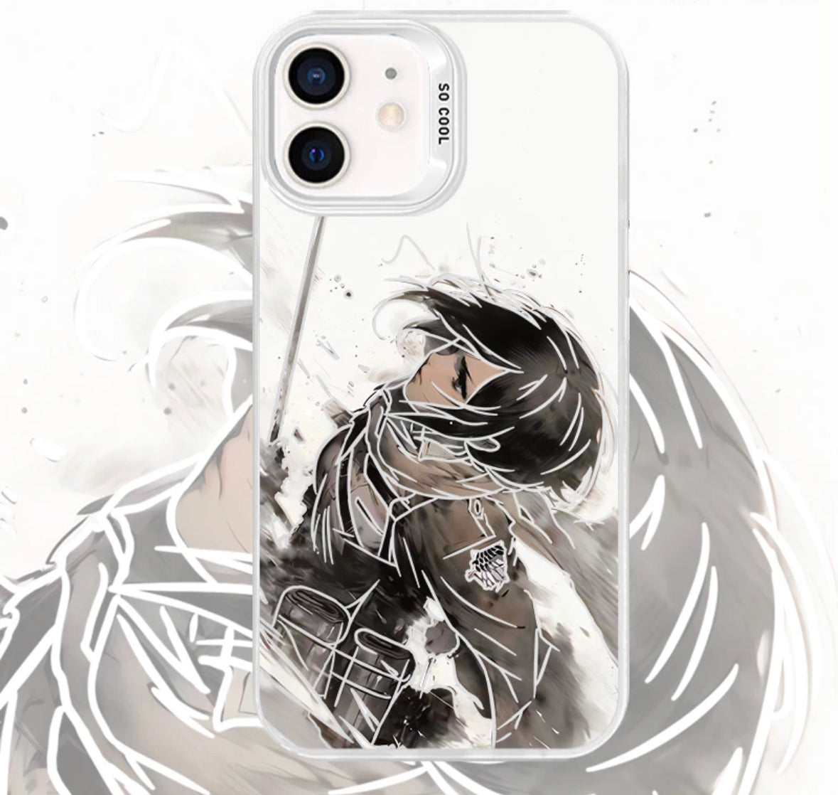 MIKASA ATTACK ON TITAN ANIME ANIME PHONE CASE - TSUKIYA