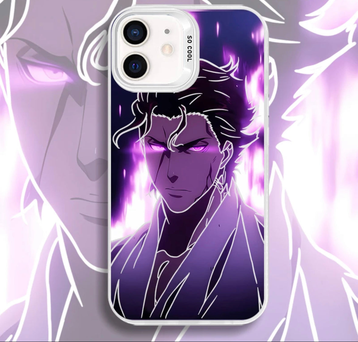 AIZEN BLEACH ANIME PHONE CASE