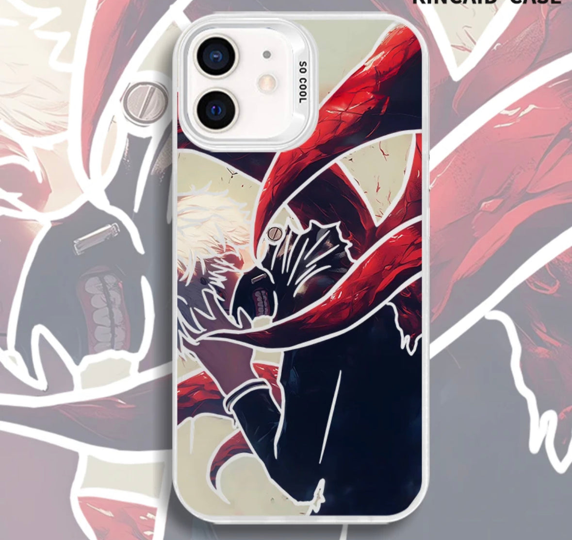 TOKYO GHOUL KEN KANEKI ANIME ANIME PHONE CASE MAGSAFE OPTION - TSUKIYA