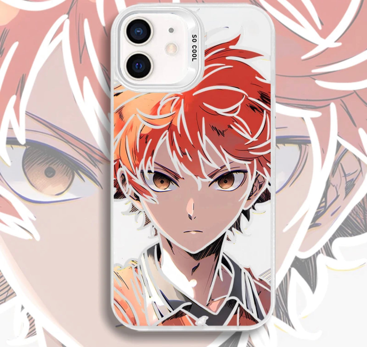 SHRIMP HINATA ANIME PHONE CASE MAGSAFE OPTION - TSUKIYA