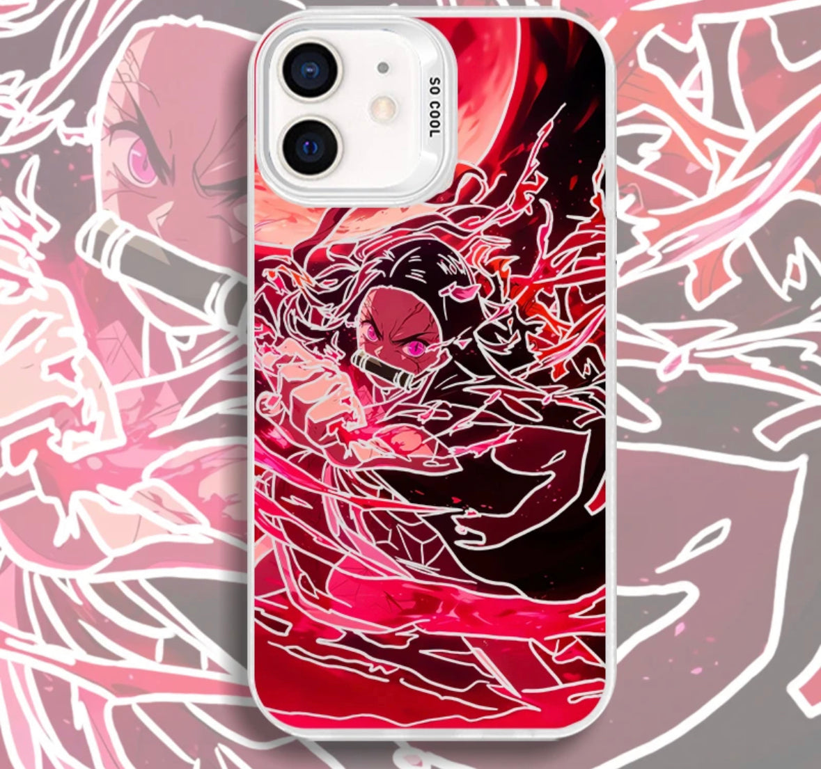 BLOOD DEMON ART NEZUKO ANIME PHONE CASE