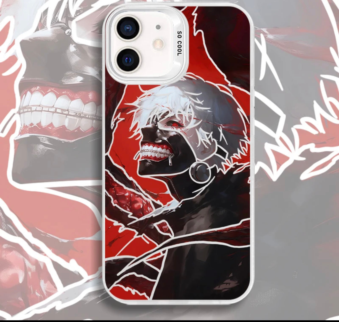 TOKYO GHOUL KEN KANEKI ANIME ANIME PHONE CASE MAGSAFE OPTION - TSUKIYA