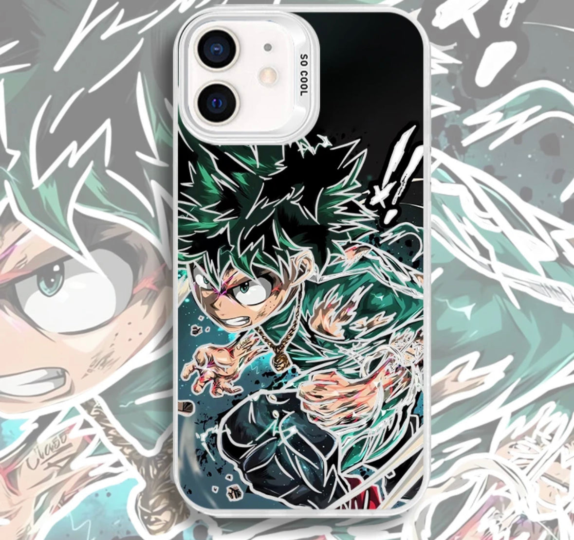 DEKU IZUKU MIDORIYA ANIME PHONE CASE MAGSAFE OPTION - TSUKIYA