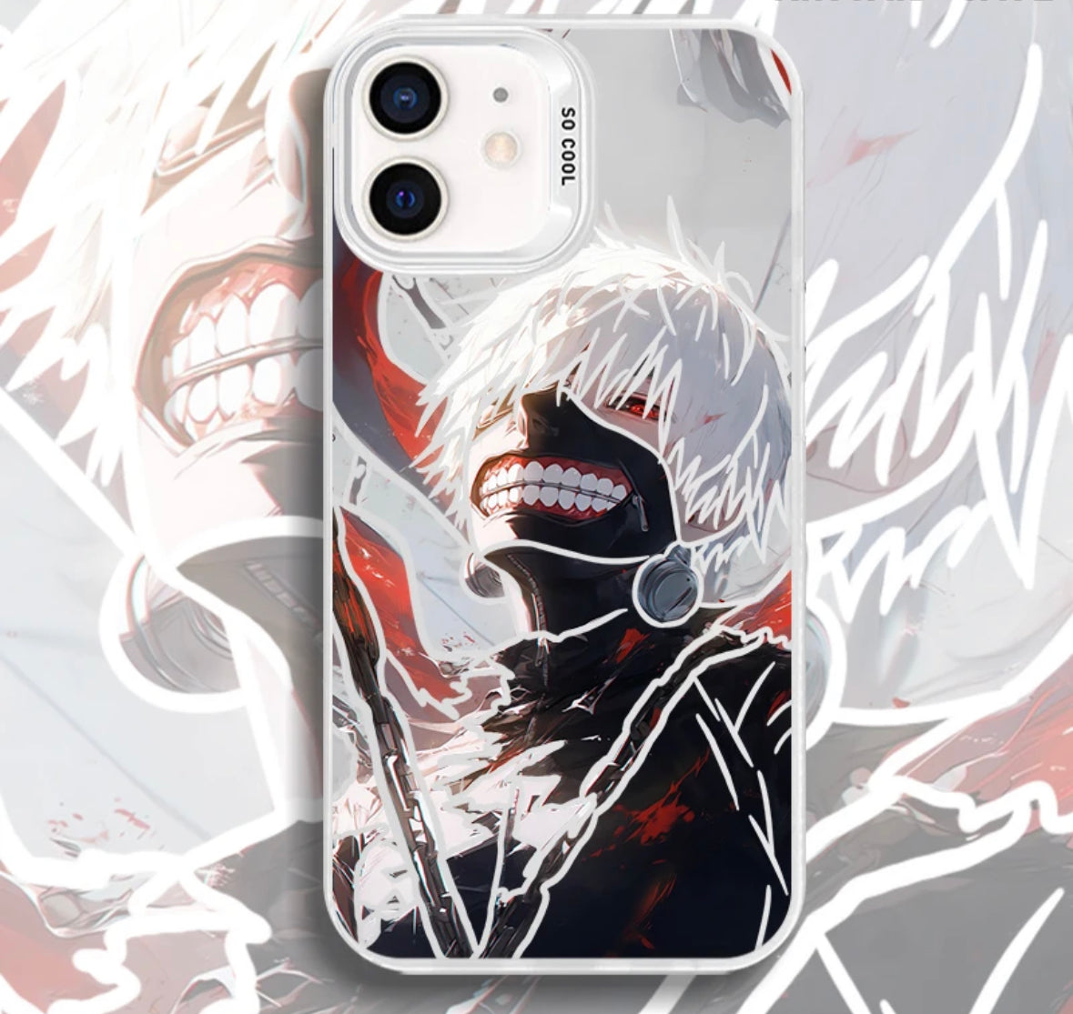 TOKYO GHOUL KEN KANEKI ANIME ANIME PHONE CASE MAGSAFE OPTION - TSUKIYA