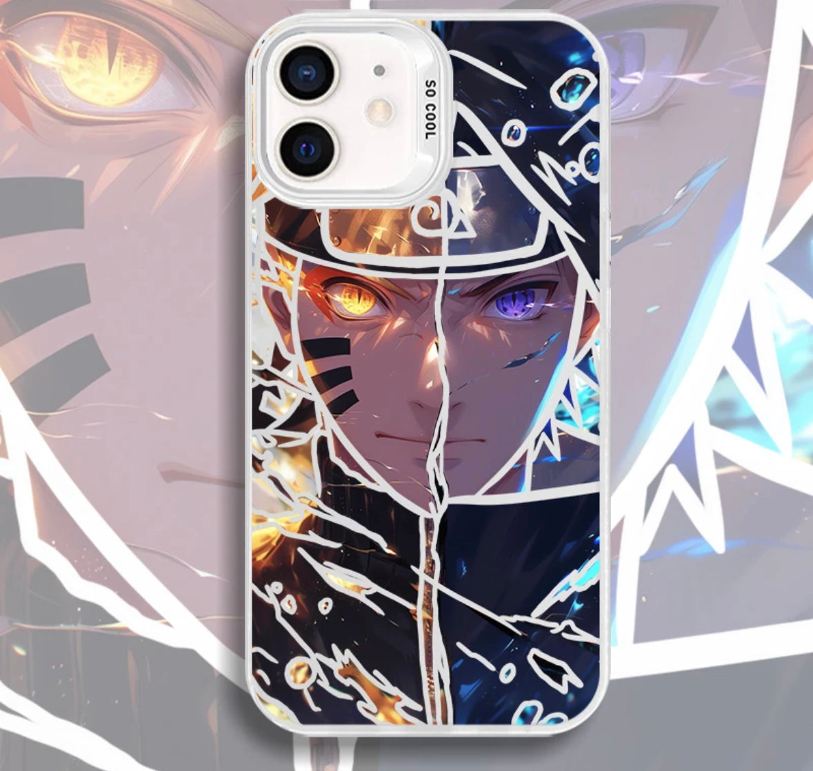 NARUTO SASUKE ANIME PHONE CASE MAGSAFE OPTION - TSUKIYA