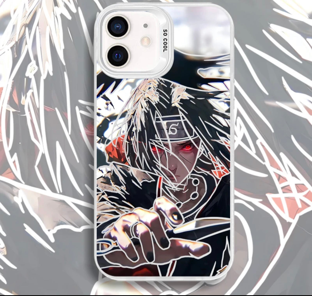 ITACHI ANIME PHONE CASE MAGSAFE OPTION - TSUKIYA