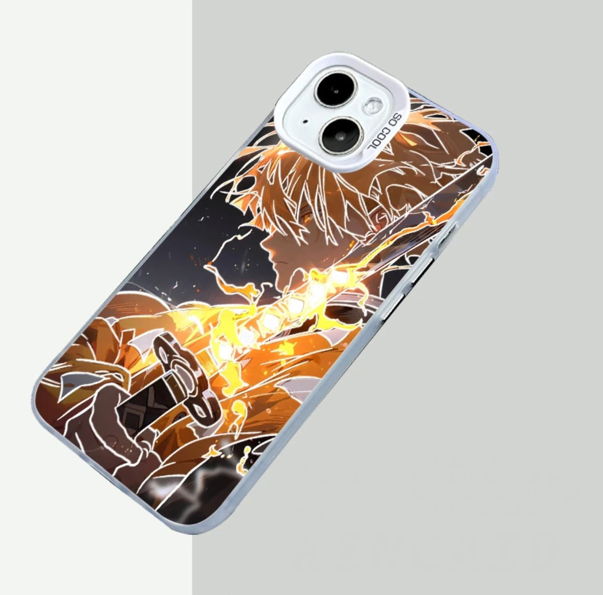 ZENITSU DEMON SLAYER ANIME PHONE CASE MAGSAFE OPTION - TSUKIYA