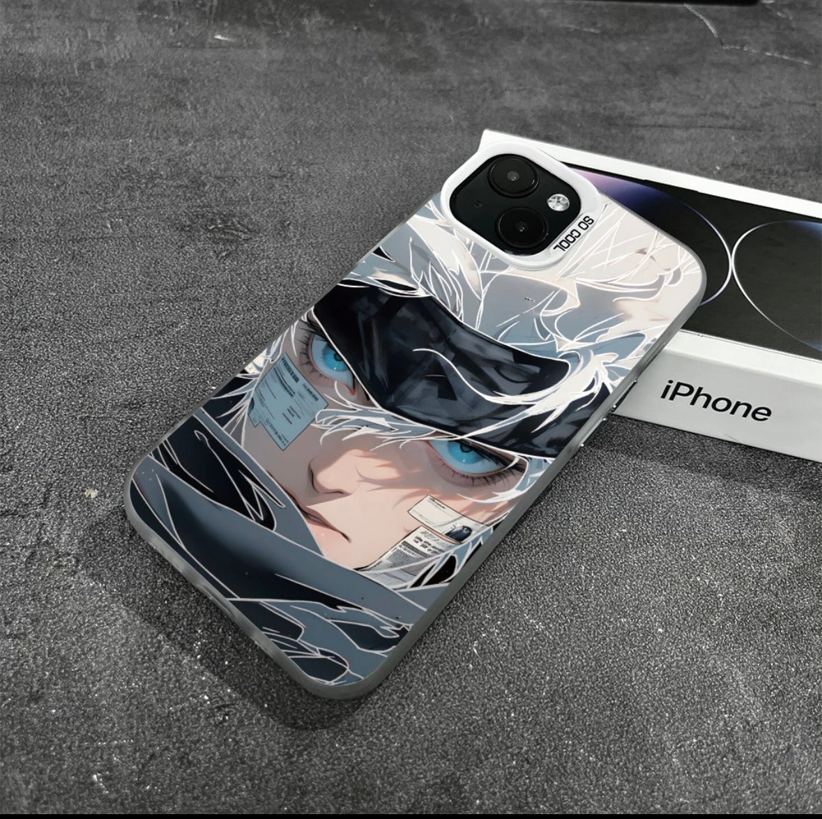 GOJO ANIME PHONE CASE 2 MAGSAFE OPTION - TSUKIYA