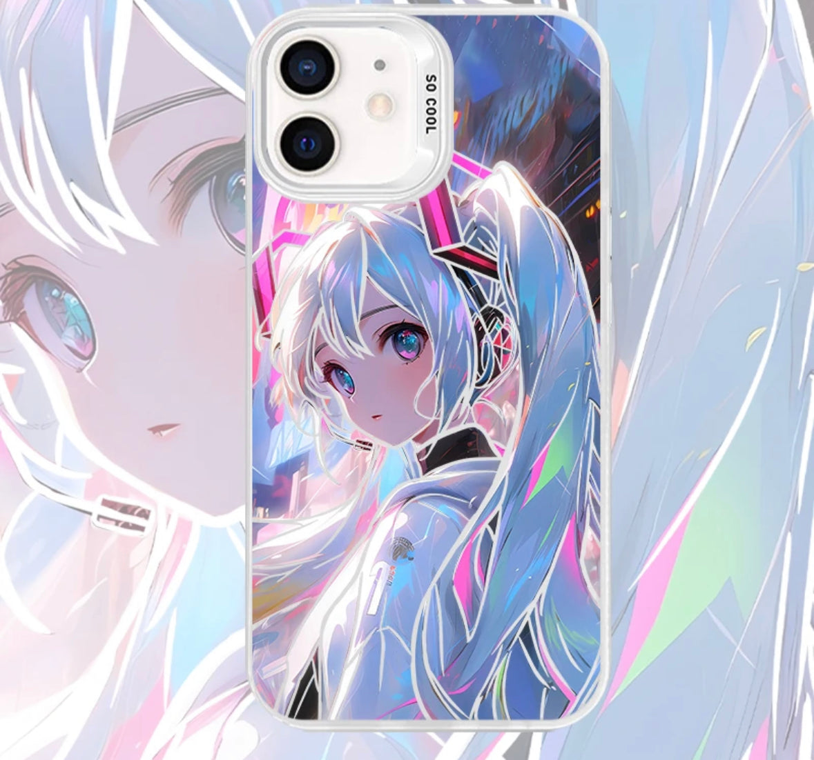 HATSUNE ANIME PHONE CASE MAGSAFE OPTION - TSUKIYA