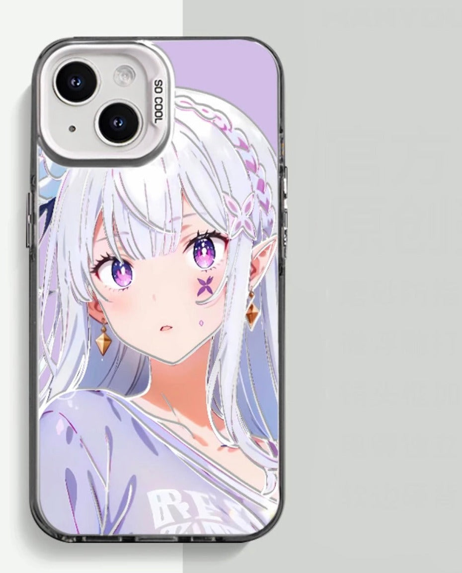 RE:ZERO EMILIA ANIME PHONE CASE - TSUKIYA