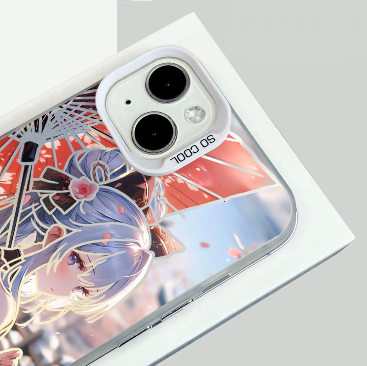 KAMISATO AYAKA ANIME PHONE CASE GENSHIN IMPACT MAGSAFE OPTION - TSUKIYA