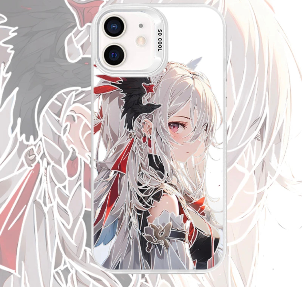 SHENHE ANIME PHONE CASE GENSHIN IMPACT MAGSAFE OPTION - TSUKIYA