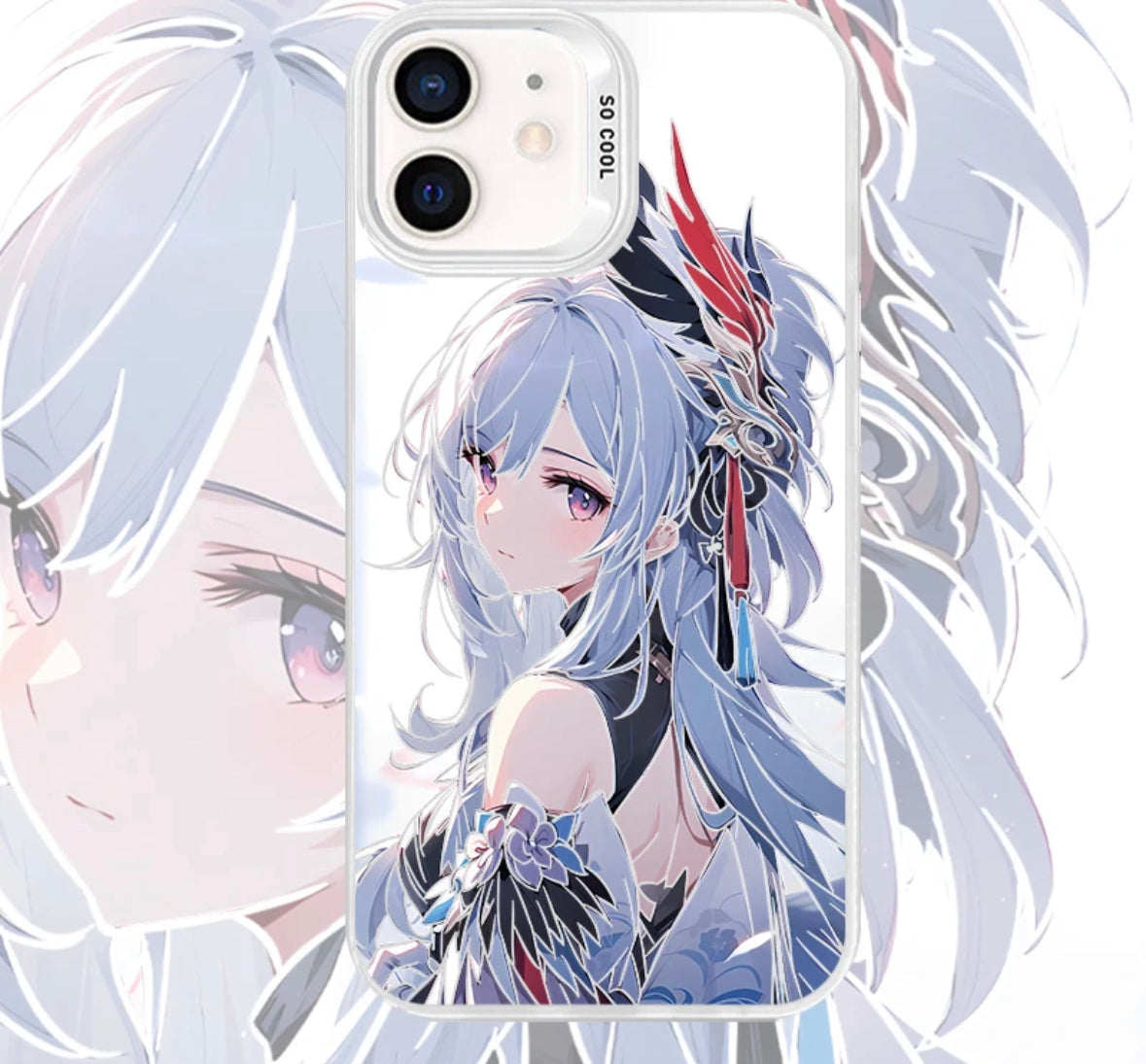 SHENHE ANIME PHONE CASE GENSHIN IMPACT MAGSAFE OPTION - TSUKIYA