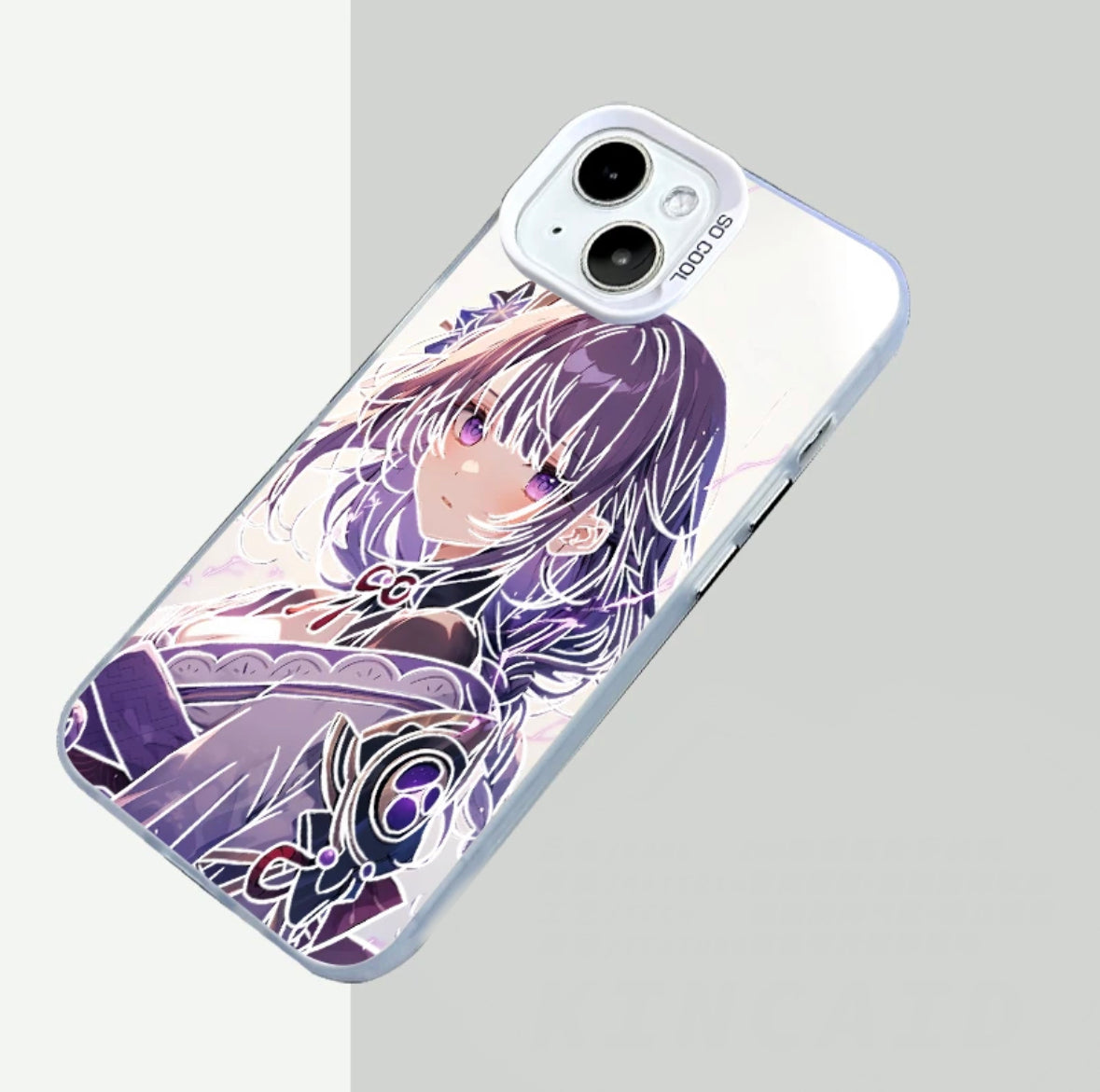 RAIDEN ANIME PHONE CASE GENSHIN IMPACT MAGSAFE OPTION - TSUKIYA