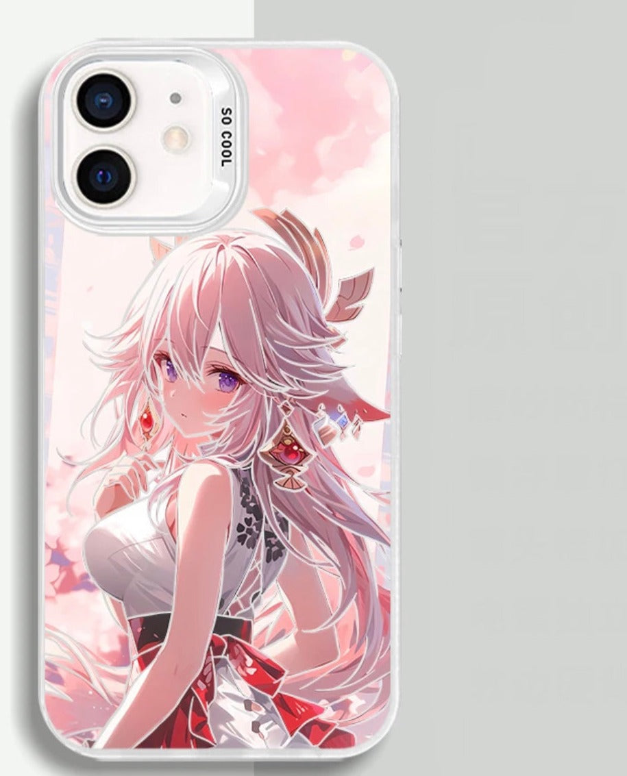 YAE MIKO ANIME PHONE CASE GENSHIN IMPACT MAGSAFE OPTION - TSUKIYA