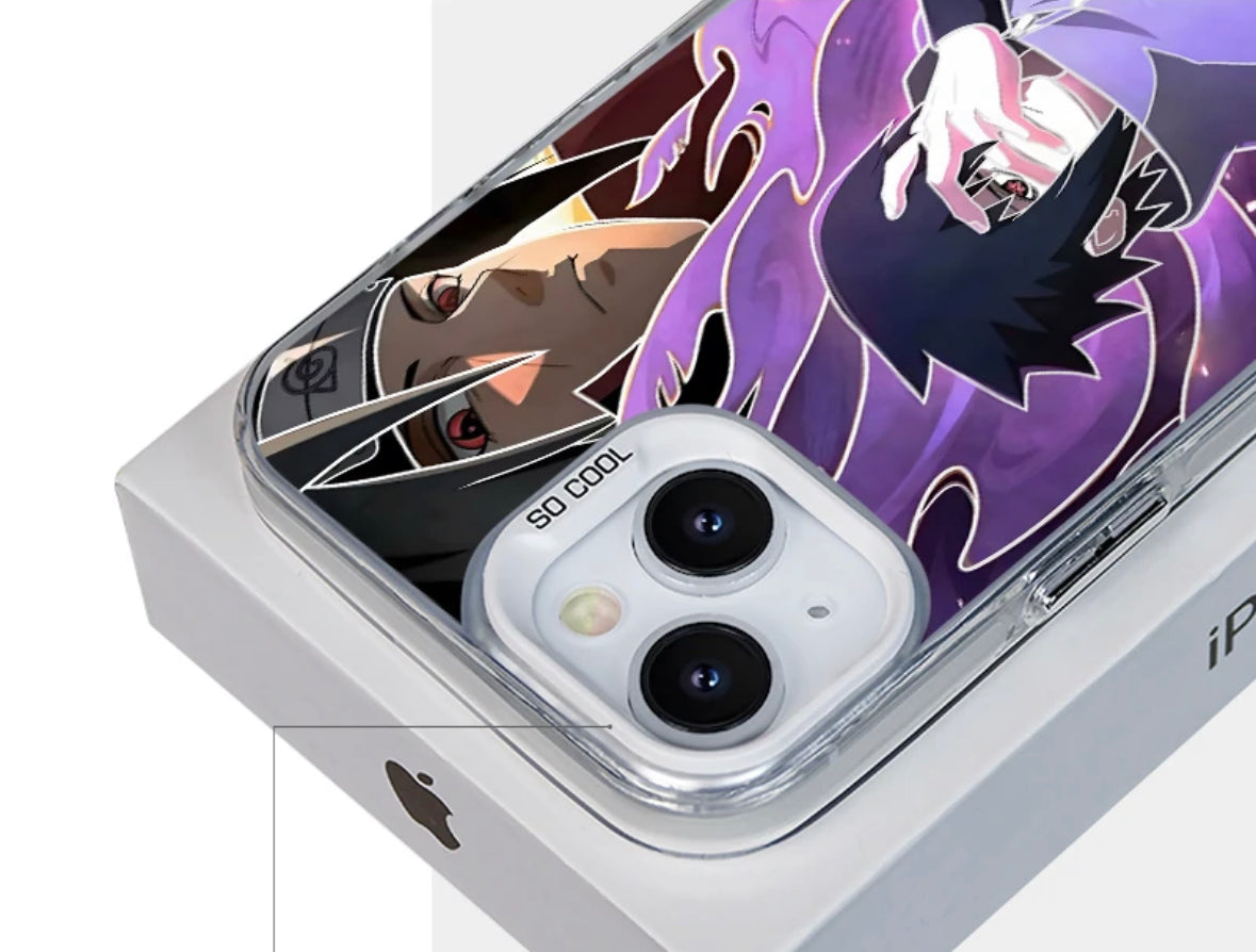 SASUKE WITH ITACHI ANIME PHONE CASE - TSUKIYA