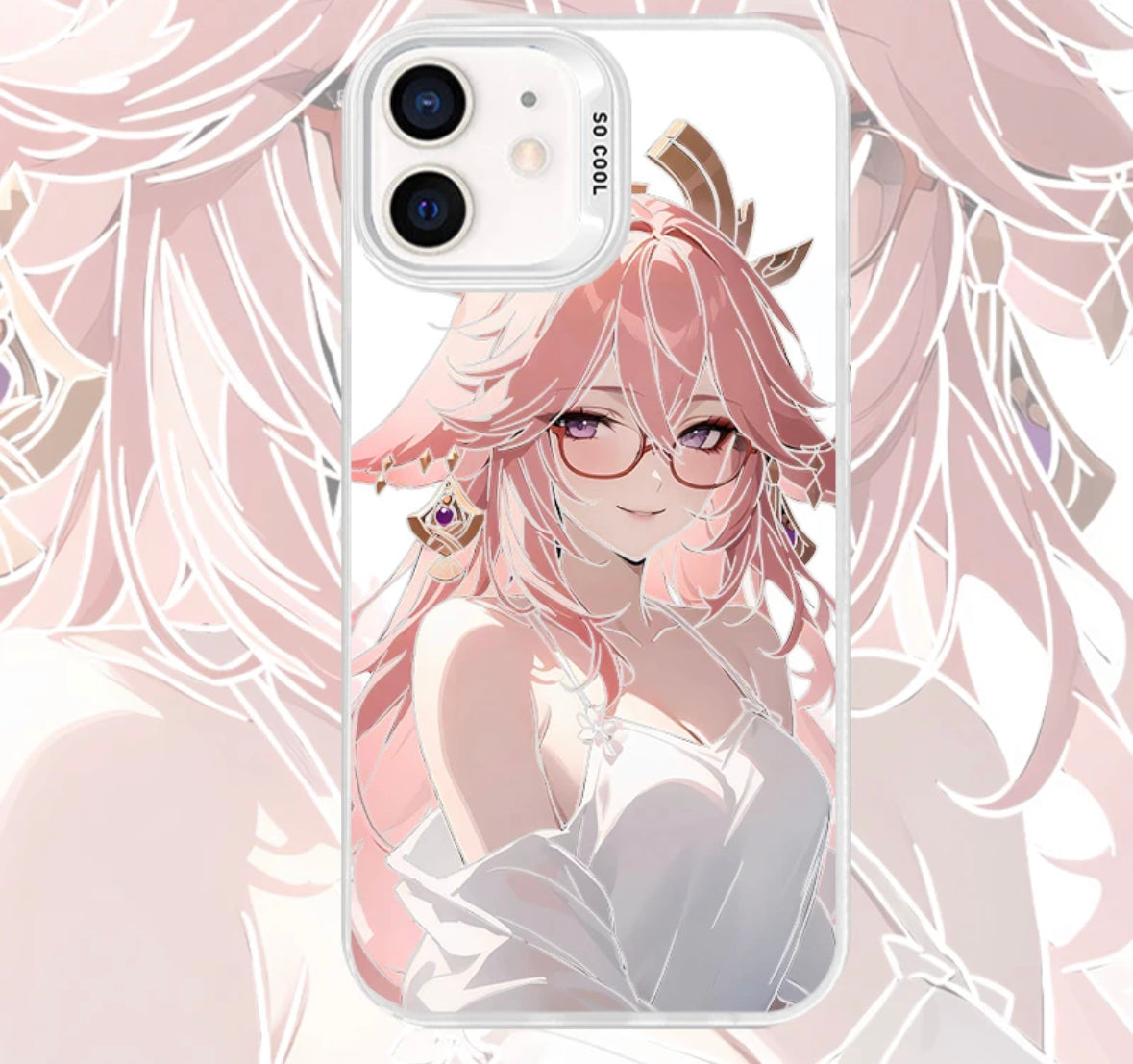 YAE MIKO ANIME PHONE CASE GENSHIN IMPACT MAGSAFE OPTION - TSUKIYA