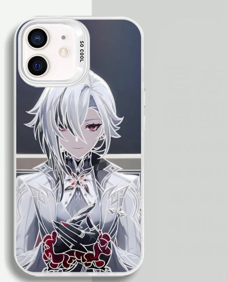 ARLECCHINO ANIME PHONE CASE GENSHIN IMPACT MAGSAFE OPTION - TSUKIYA