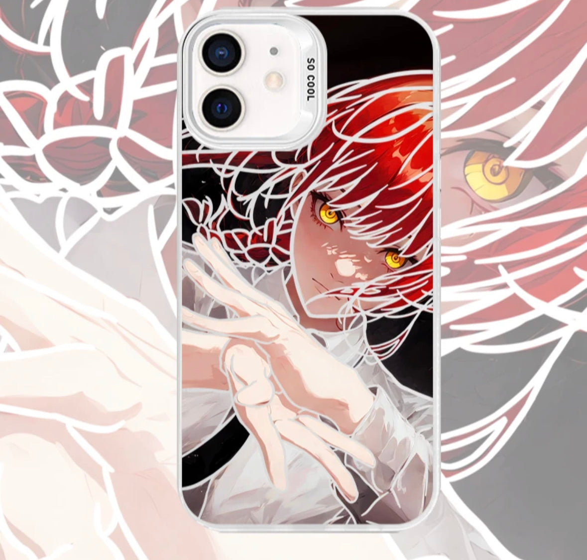 MAKIMA CHAINSAW MAN ANIME ANIME PHONE CASE MAGSAFE OPTION - TSUKIYA