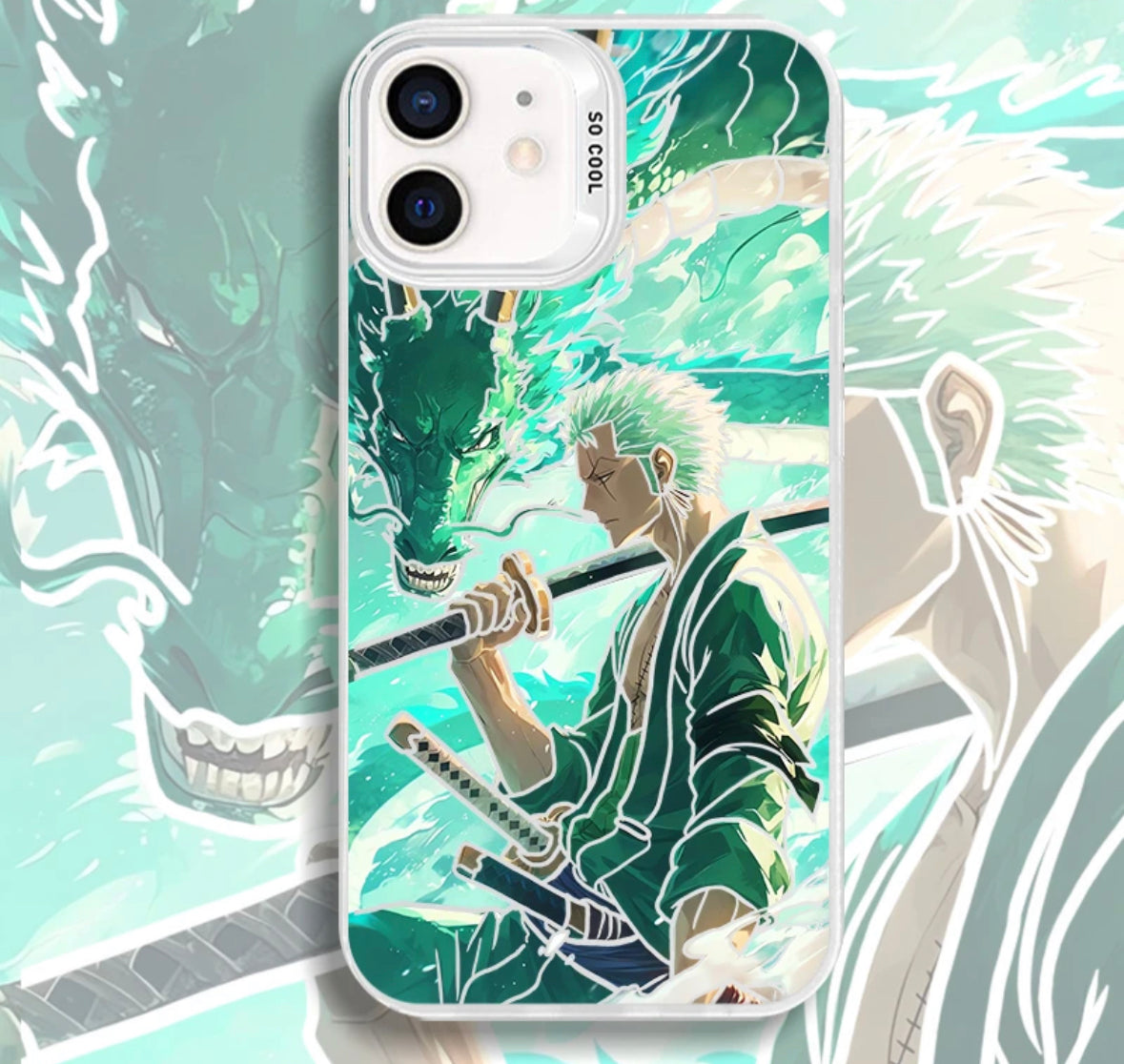 ZORO ONE PIECE ANIME PHONE CASE MAGSAFE OPTION - TSUKIYA