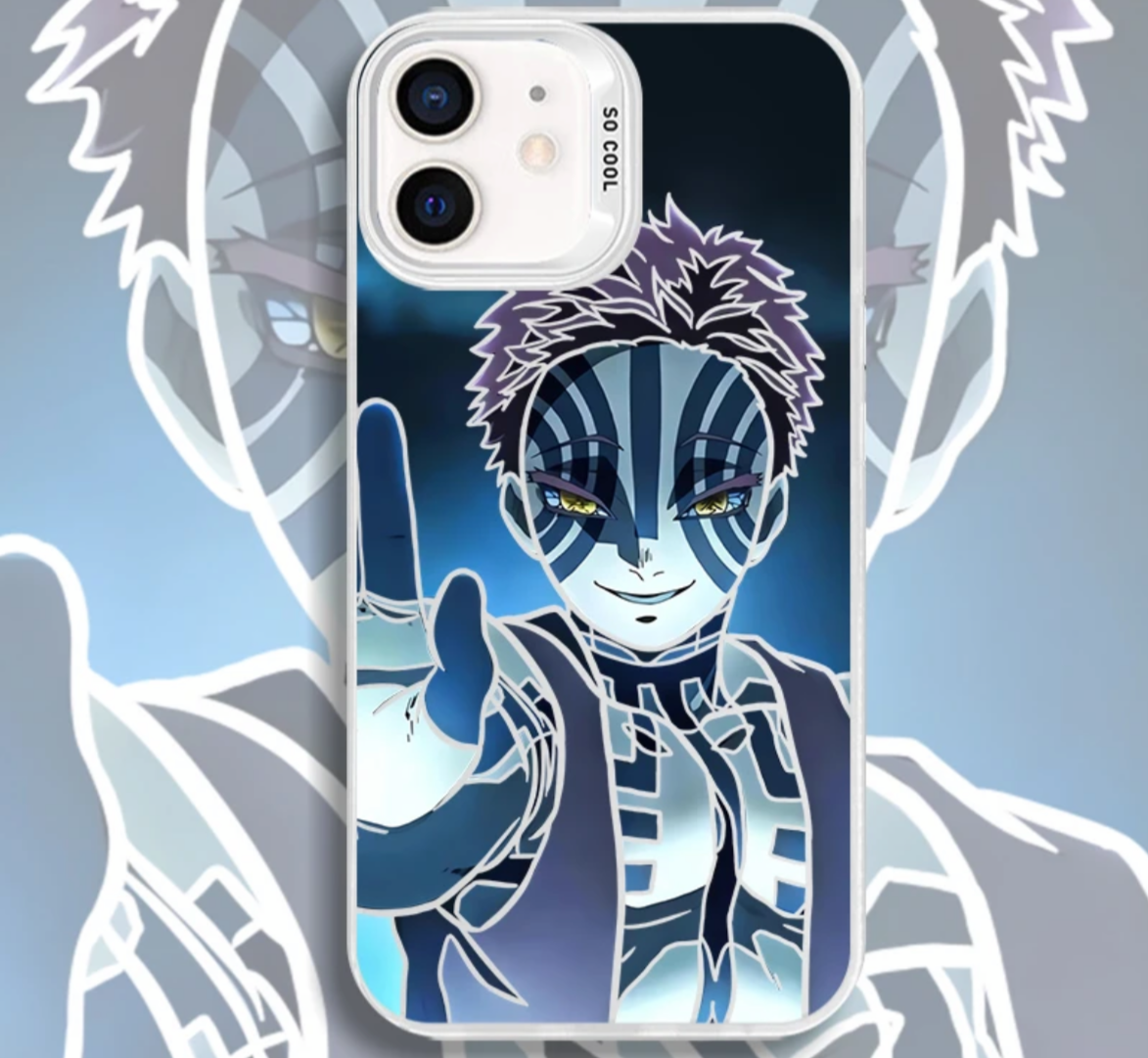 AKAZA DEMON SLAYER ANIME PHONE CASE MAGSAFE OPTION - TSUKIYA