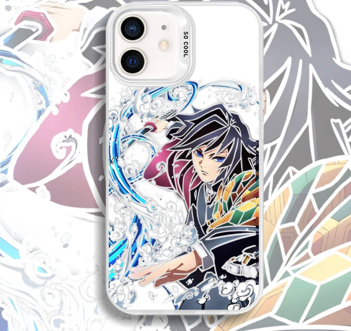 GIYU DEMON SLAYER ANIME PHONE CASE MAGSAFE OPTION - TSUKIYA