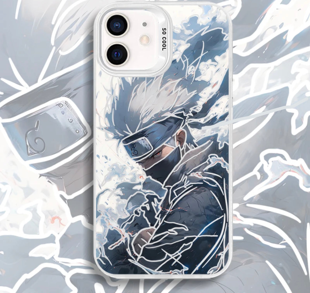 KAKASHI ANIME PHONE CASE MAGSAFE OPTION - TSUKIYA