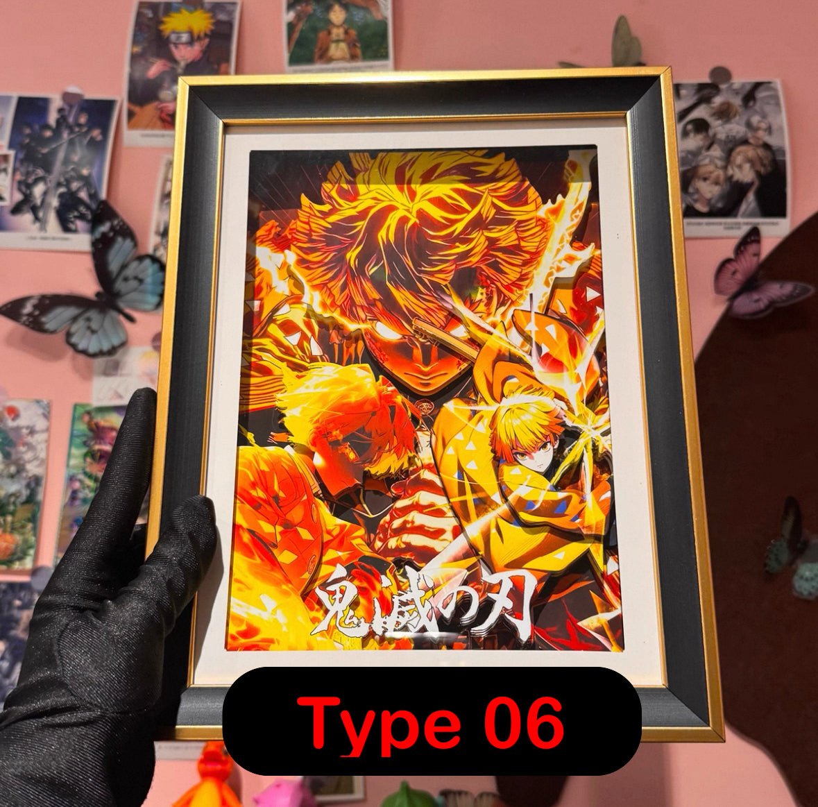 BUBU'S DEMON SLAYER SHADOWBOXES 3D PICTURE FRAME - TSUKIYA