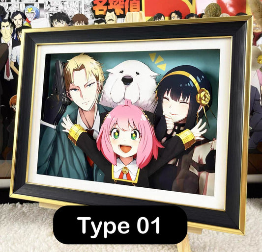 BUBU'S SPY X FAMILY SHADOWBOXES 3D PICTURE FRAME - TSUKIYA