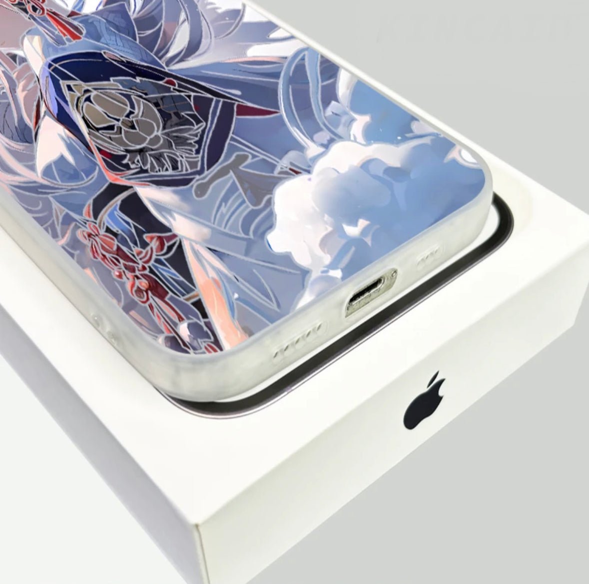 KAMISATO AYAKA ANIME PHONE CASE GENSHIN IMPACT - TSUKIYA