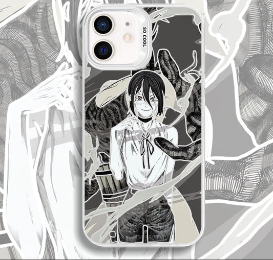 LOVE IN GREY ANIME PHONE CASE (CLEARANCE)