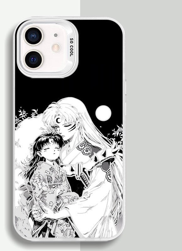 SESSHOMARU INUYASHA B & W ANIME PHONE CASE - TSUKIYA
