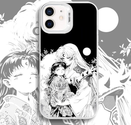 SESSHOMARU INUYASHA B & W ANIME PHONE CASE - TSUKIYA