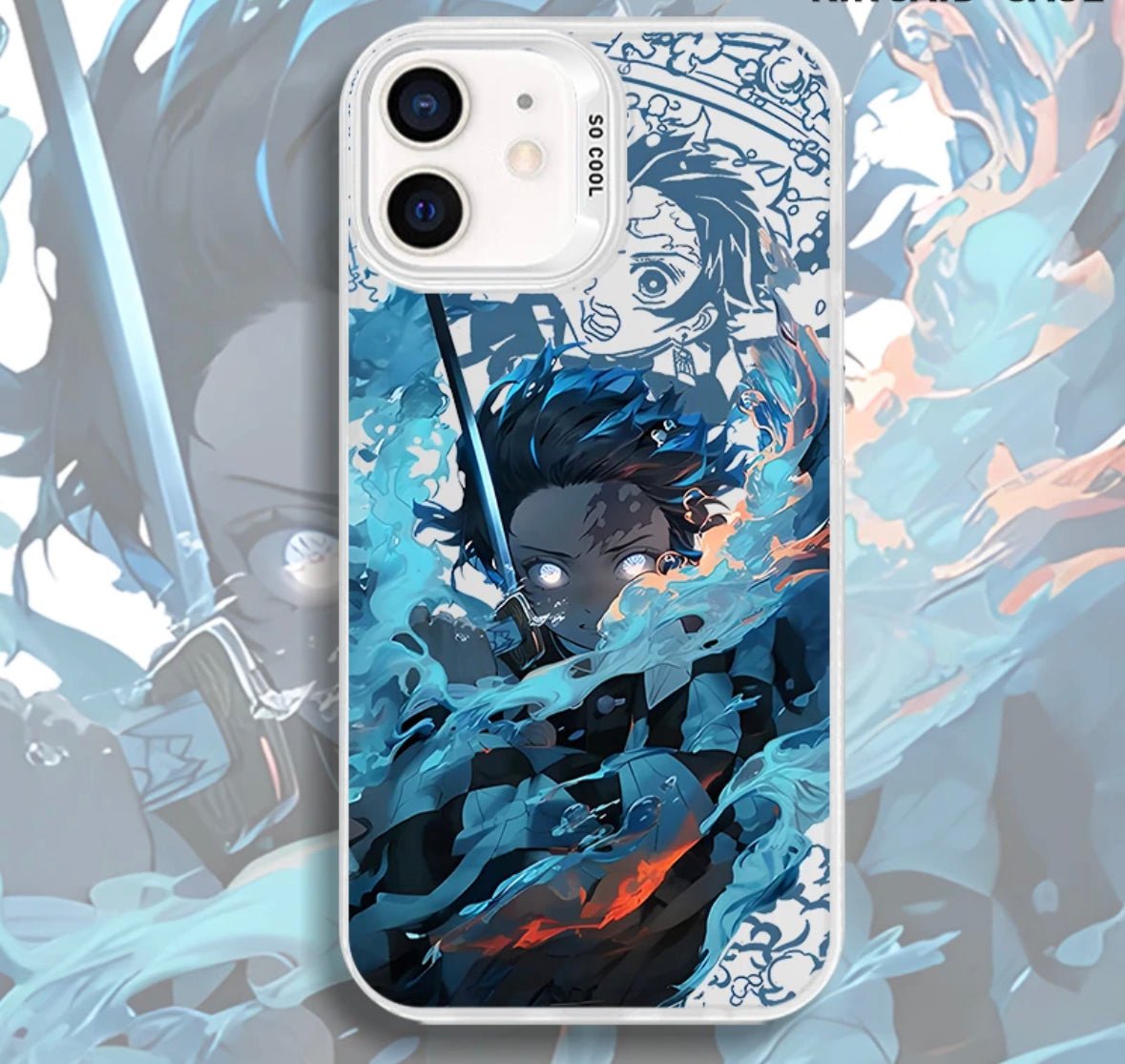 TANJIRO KAMADO DEMON SLAYER ANIME PHONE CASE - TSUKIYA