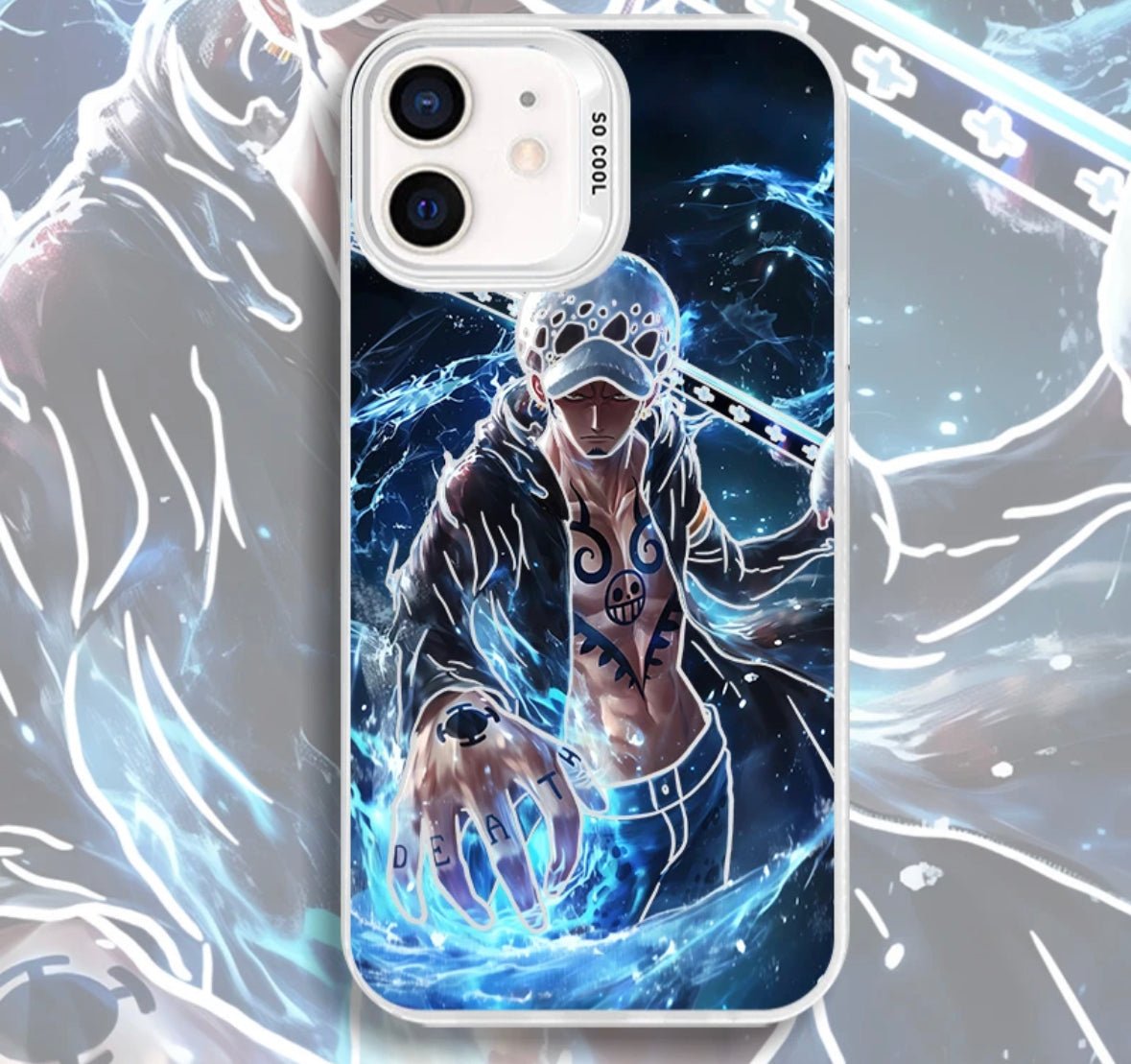 TRAFALGAR D LAW ONEPIECE ANIME PHONE CASE - TSUKIYA