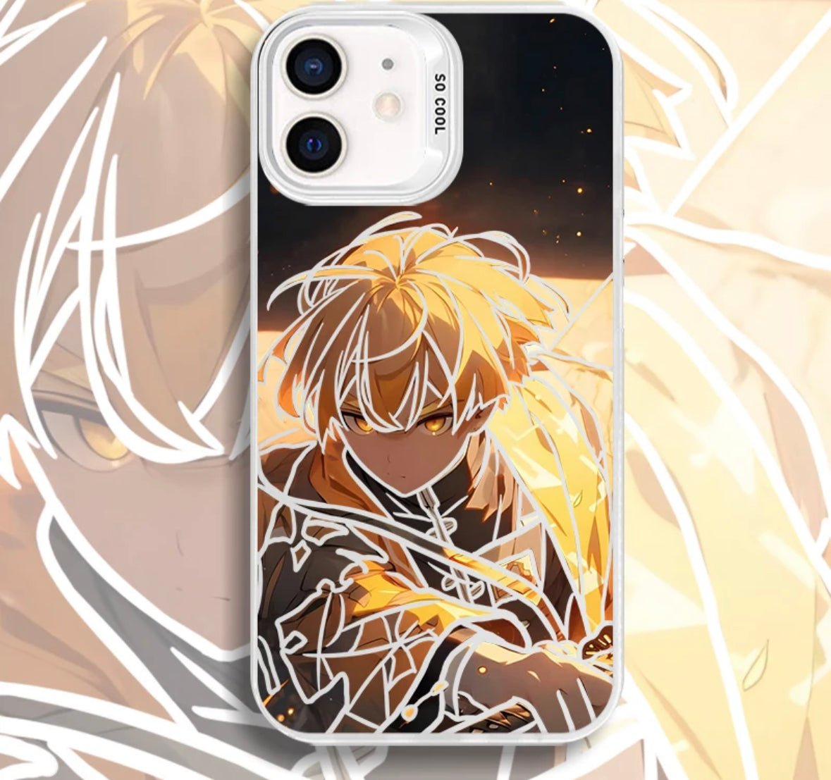 ZENITSU ANIME PHONE CASE - TSUKIYA